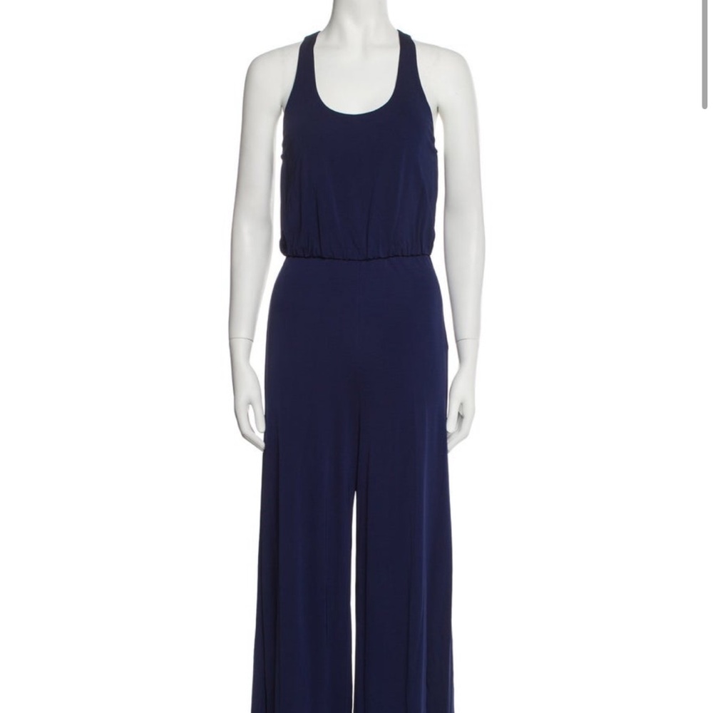alice + olivia navy jumpsuit